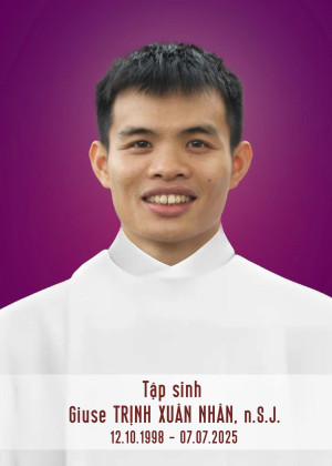 Tập sinh Giuse Trịnh Xuân Nhân, n.S.J.